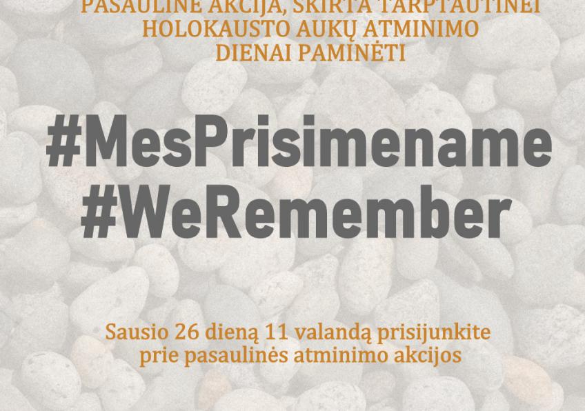 Pasaulinė akcija „Mes prisimename“   