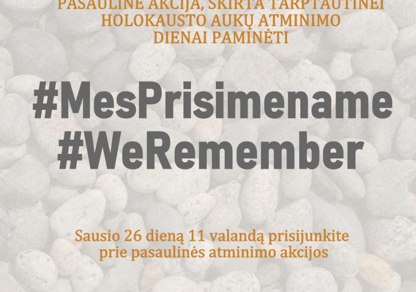 Pasaulinė akcija „Mes prisimename“   