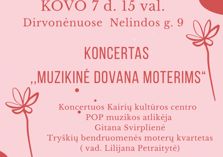 ,, Muzikinė dovana moterims“