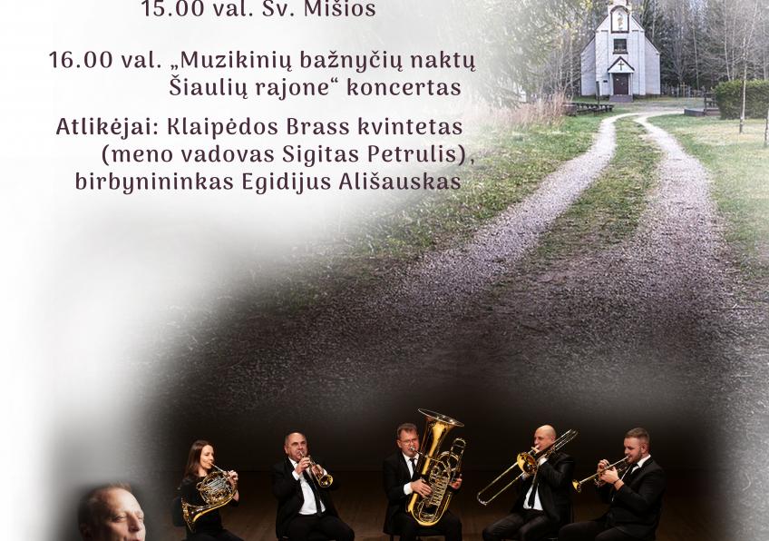 Šeštinių atlaidai ir koncertas Agailių koplyčioje