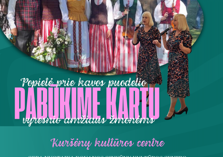 Popietė vyresnio amžiaus žmonėms „Prie kavos puodelio”