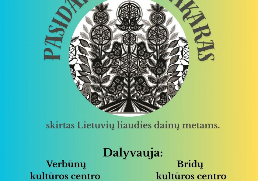 Pasidainavimų vakaras, skirta Lietuvių liaudies dainų metams