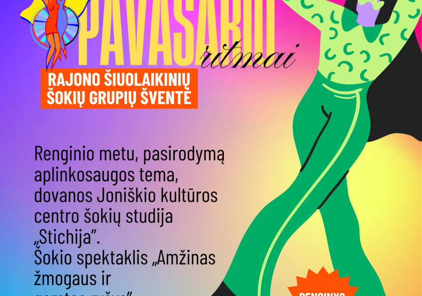 Rajono šiuolaikinių šokių grupių šventė „Pavasario ritmai 2025“