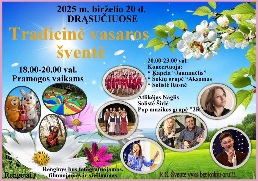 Tradicinė Drąsučių kaimo vasaros šventė