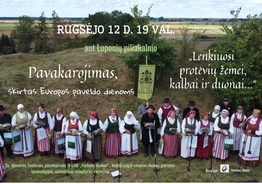„Lenkiuosi protėvių žemei, kalbai ir duonai“, skirtas Europos paveldo dienai