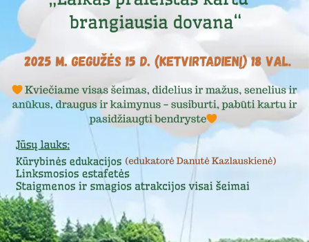 Šeimų šventė Verbūnuose