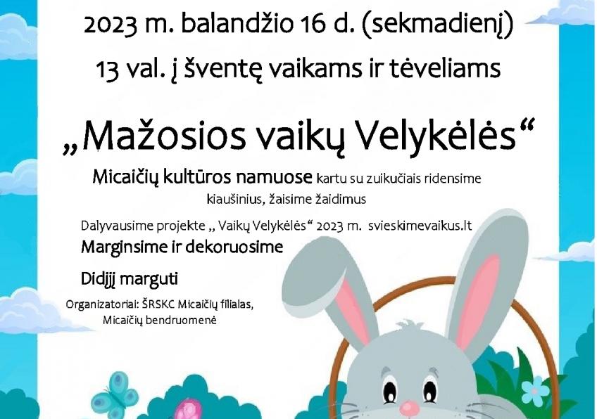 Mažosios vaikų Velykėlės