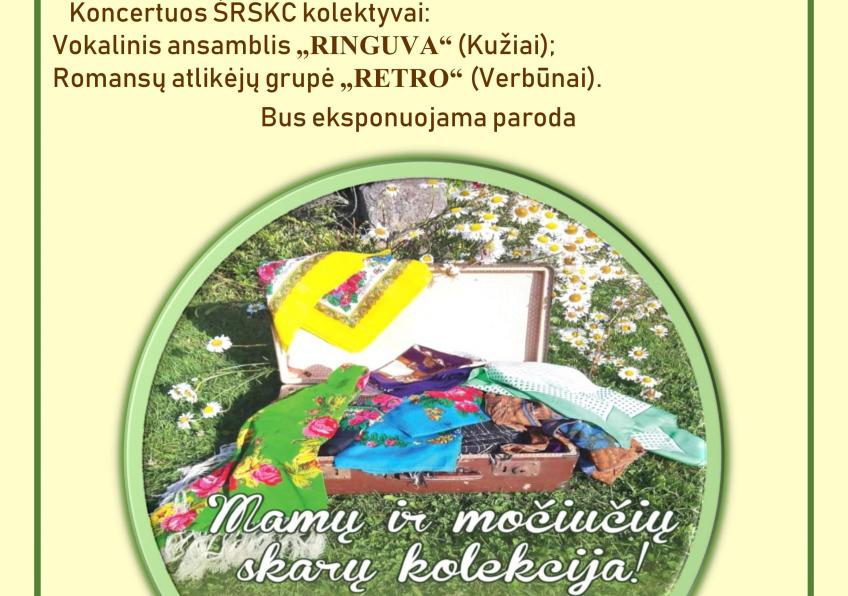 Popietė „Kiekviena diena, lyg saulės patekėjimas“ Verbūnuose