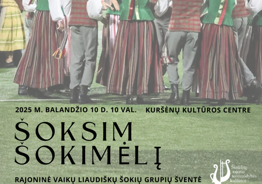 Rajoninė vaikų liaudiškų šokių grupių šventė „Šoksim šokimėlį”
