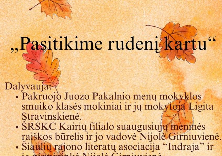 „Pasitikime rudenį kartu“ - Žadžiūnuose