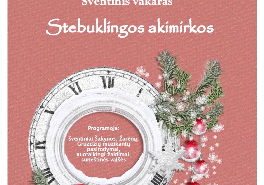 Šventinis vakaras Raudėnuose