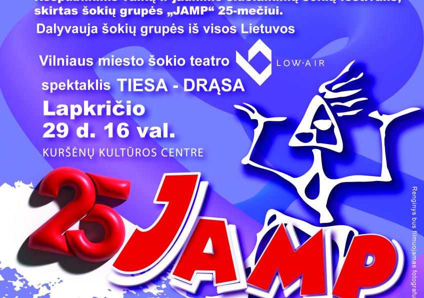 Respublikinis vaikų ir jaunimo šiuolaikinių šokių festivalis „TAŠKAS“, skirtas šokių grupės "JAMP" 25-mečiui.  