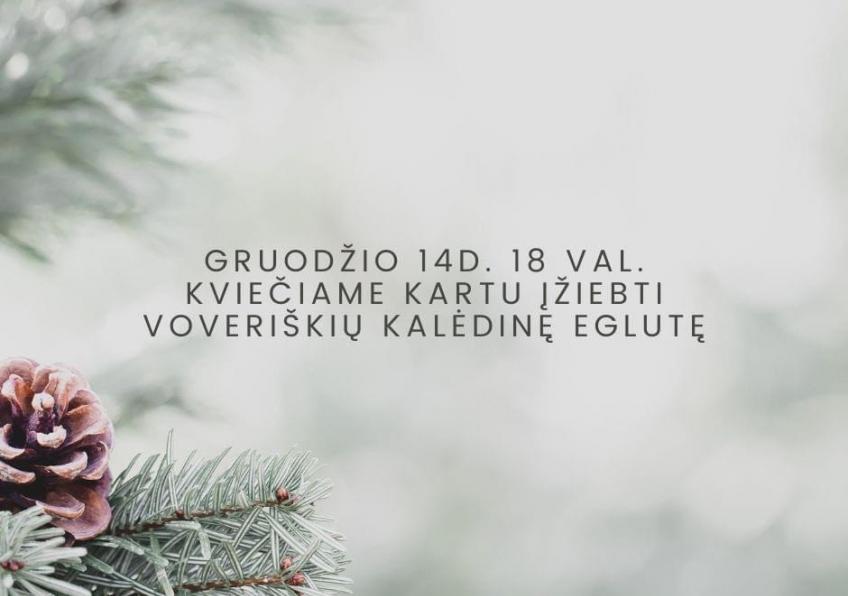 Voveriškių Kalėdų eglės įžiebimas