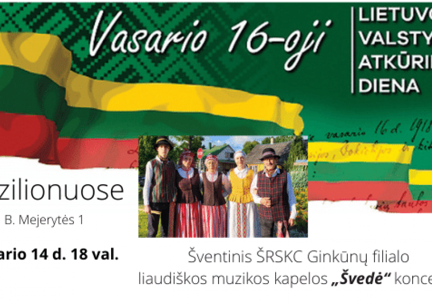 Šventinis liaudiškos muzikos kapelos „Švedė” koncertas Bazilionuose