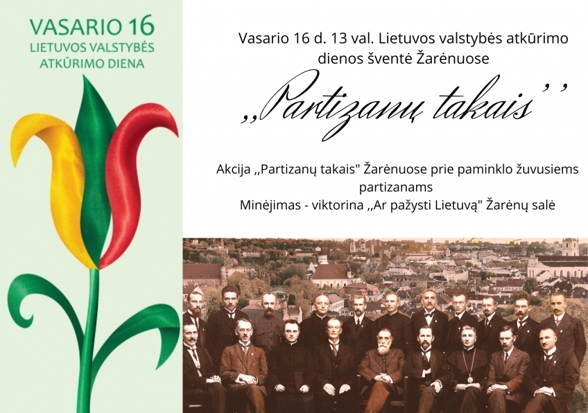 Minėjimas-viktorina „Ar pažįsti Lietuvą“ Žarėnuose