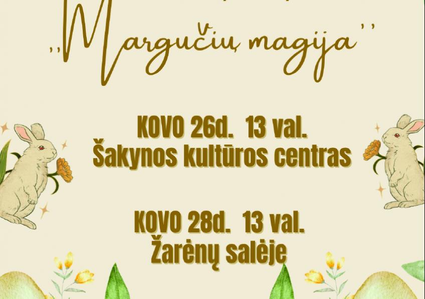 Kūrybinės dirbtuvės   „Margink, kurk, džiaukis“