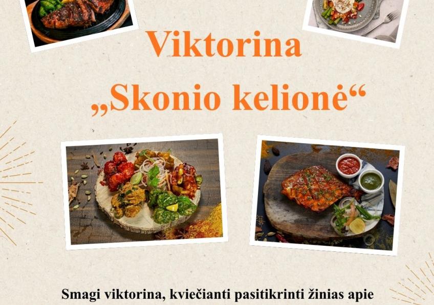 Viktorina „Skonio kelionė“ 